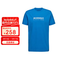 MAMMUT 猛犸象 男士短袖休闲户外T恤运动衫1017 04024 冰川蓝 M