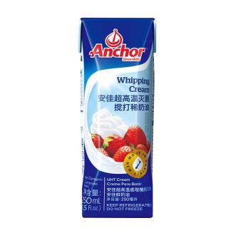 安佳 超高温灭菌搅打稀奶油 200ml