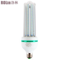 洛林 ROLin）大功率U型节能灯LED玉米灯泡球泡E27螺口4U30W白光6500K（量大定制）