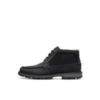 Clarks 其乐 枫徒系列男鞋经典防水高帮休闲户外耐磨登山靴防水增高厚底 黑色 261759007 42.5