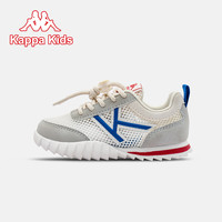 kappa kids儿童鞋透气网鞋女童2025夏季网面休闲鞋男童运动鞋 果粉/紫 28