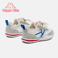 kappa kids儿童鞋透气网鞋女童2025夏季网面休闲鞋男童运动鞋 果粉/紫 29