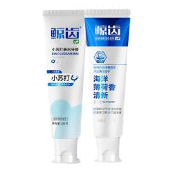 鲸齿 小苏打牙膏美白去黄去口臭去黄去渍成人大容量店
