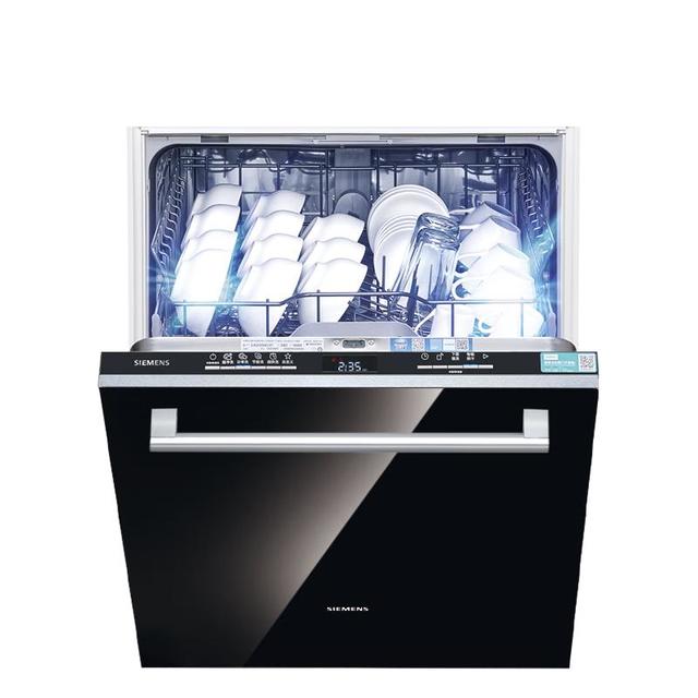 西门子 SIEMENS SE43EB26KC 嵌入式洗碗机 14套 黑