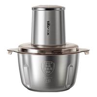 小熊 电动多功能绞肉机 2L 辅食机婴儿绞馅机 钢碗双刀QSJ-L03K3