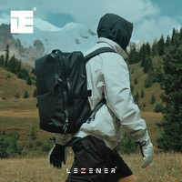 香港LEZENER立正原创大容量双肩包男士商务休闲旅行包通勤电脑包 黑色