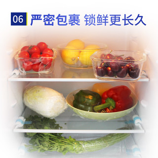 宜之选保鲜膜小号25CMx500M食品级PE可微波商用大卷手撕一次性食品膜
