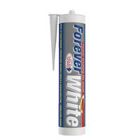 西卡永白英国玻璃胶 十年防霉 厨卫生间马桶美容密封胶 白色