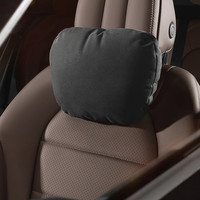 博利良品 利良品 汽车头枕护颈枕 翻毛麂皮绒车载办公座椅靠枕靠垫迈巴赫车用枕头