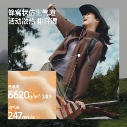 蕉下 女士轻量万粒绒外套常规款初暖PM122抓绒衣冲锋衣内胆短外套