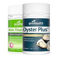 好goodhealth牡蛎精60粒*3+奶蓟30粒*2 肝肾同补熬夜加班男士保健品 【肝肾5瓶装】牡蛎*3+奶蓟*2