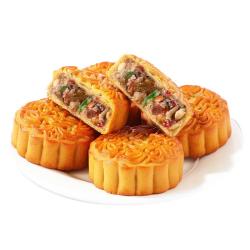 麦酥园 多香园五仁月饼老式传统蛋糕点心广式休闲零食品2斤 五仁月饼1000g