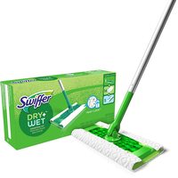 SWIFFER Sweeper 二合一干湿两用清洁拖把套装14片干巾5片湿巾