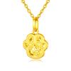 LUKFOOK JEWELLERY 六福珠宝 足金吊坠 傲娇猫爪碎碎冰 计价 1.02g