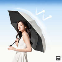 雨伞女晴雨两用手动折叠商务男女加固大号双人黑胶防晒遮阳太阳伞