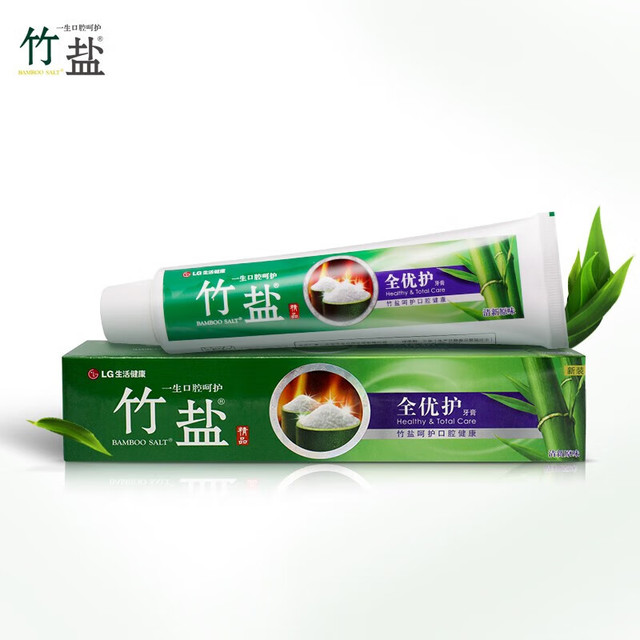 竹盐 全优护牙膏220g*2