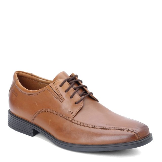 Clarks 其乐 Tilden Walk 牛津鞋 Dark Tan Leather 41.5 EU 宽版
