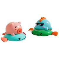 英氏(YEEHOO)婴儿玩具宝宝游泳玩具戏水玩具智力玩具洗澡配件儿童玩具小猪恐龙