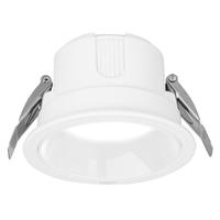 雷士(NVC)25年筒灯 LED防眩明亮嵌入式天花灯家用客厅泛光过道玄关走廊 白-7W-暖白光-耐用金属筒灯-皓月