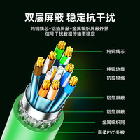 SAMZHE/山泽 万兆屏蔽 七类网线 3米