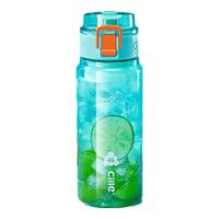 希乐（cille）塑料杯高颜值户外便携男女水杯tritan车载旅行杯子大容量水壶 绿色680ml