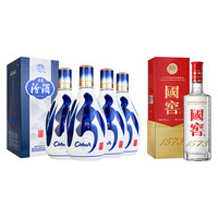 汾酒 清香型白酒 53%vol 500ml*4瓶+国窖1573 52%vol 500ml*1瓶