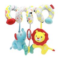费雪婴儿床铃儿童毛绒玩具新生儿安抚旋转音乐床头挂件送人礼盒