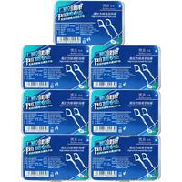 博真 细滑牙线棒 7盒共350支