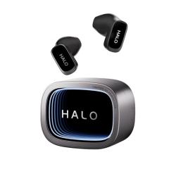 漫步者 Halo Buds 蓝牙6.0 破界黑 半入耳蓝牙耳机