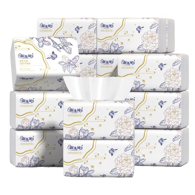 新逸风 卫生纸可湿水抽纸 5层 400张*21包