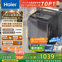 海尔 Haier 波轮洗衣机全自动懒人家用 12公斤大容量 直驱变频 一级能效 家电20% BZ20D1