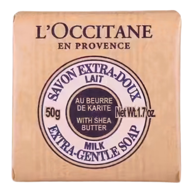 今日必买：L'OCCITANE 欧舒丹 乳木果牛奶洁肤皂滋润保湿清洁爽肤50g