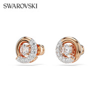 施华洛世奇(SWAROVSKI)【韩国直邮】 Dextera耳钉轻奢耳饰圆形送闺蜜毕业礼物5692258