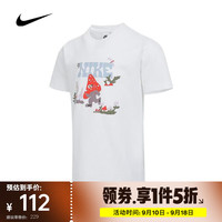 NIKE 耐克 2025年女大童G NSW TEE SS GCELT恤 IF0601-100 M