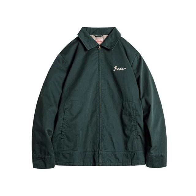 马登 纯棉夹克 美式复古 刺绣重磅 工装外套