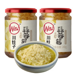 川娃子 蒜蓉酱 240g*2瓶 原味 调料