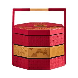 稻香村 月饼礼盒中秋福利高端三层礼盒食盒稻香华礼1450g
