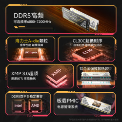 汉存 HC汉存ddr5内存套条32g海力士A-die颗粒16gx2 6000台式AMD内存C28