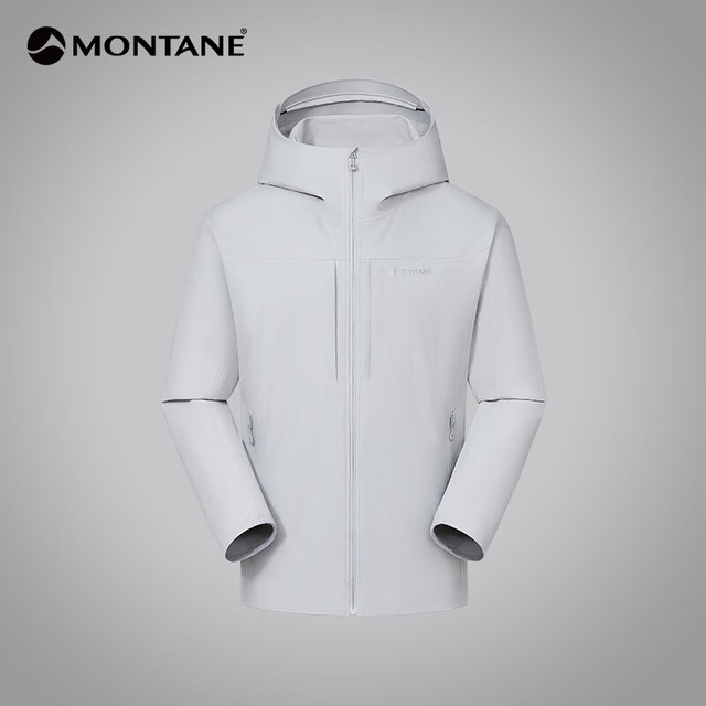 MONTANE CIMA系列四向弹防风软壳衣 浅雾灰（男款） XL