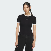 adidas 阿迪达斯 三叶草女子短袖T恤 KS6110