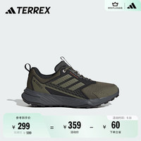 adidas 阿迪达斯 TRACEFINDER 2舒适户外越野跑鞋男女阿迪达斯TERREX 灰橄榄绿/半冲击橙   41