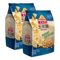 麦西恩 原味玉米脆170g*2 大包装 玉米片 休闲零食 非油炸 膨化食品