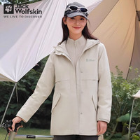 Jack Wolfskin 狼爪 三合一夹克女秋冬户外防水保暖舒适抓绒两件套