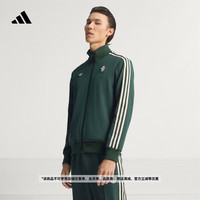 adidas 阿迪达斯 尤文图斯修身复古足球休闲文化夹克外套男装秋季阿迪达斯   暗绿色   XL