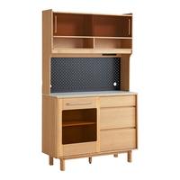 林氏家居餐边柜靠墙一体储物柜茶水柜子原木风客厅置物柜橱柜UB5T 1.2m餐边柜整柜 |原木色