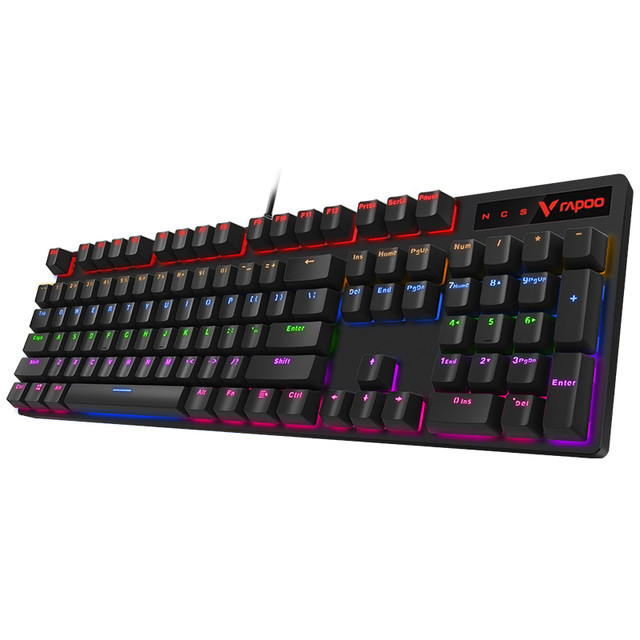 PLUS会员：雷柏 键盘 V500PRO 黑轴