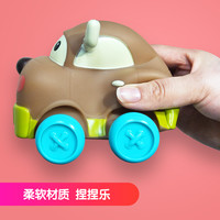 婴蒂诺 美国婴蒂诺宝宝小汽车玩具 耐摔耐啃咬