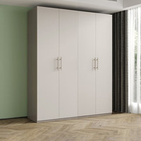 掌上明珠家居 m&z BS318-1 四门大衣柜 现代轻奢极简约