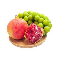 京鲜生 6粒400g石榴+2斤阳光玫瑰 净重6.8斤水果组合 生鲜中秋礼盒 石榴+阳光玫瑰礼盒