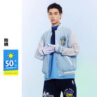 JACK&JONES 杰克琼斯 勇士队宽松字母个性图案帅气棒球服外套男装夹克上衣